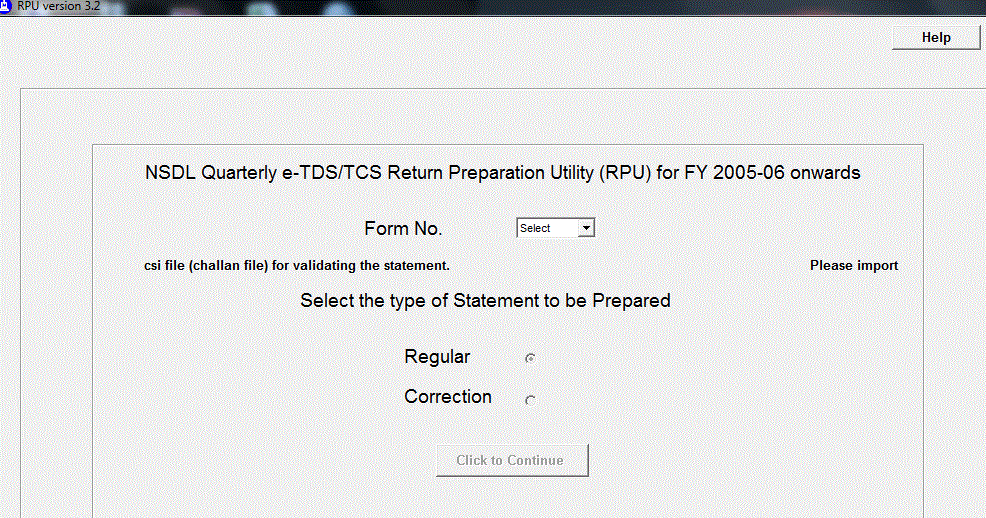e-tds rpu 3.2