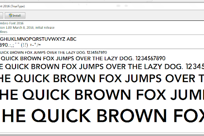 Font Umbro 2015-2016 