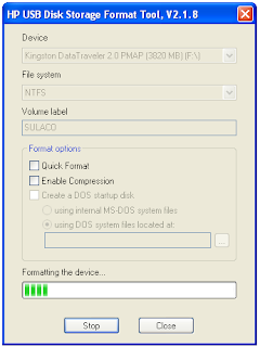 Cara Memperbaiki Flashdisk Yang Tidak Bisa Diformat Dengan HP USB Disk Storage Format Tool 