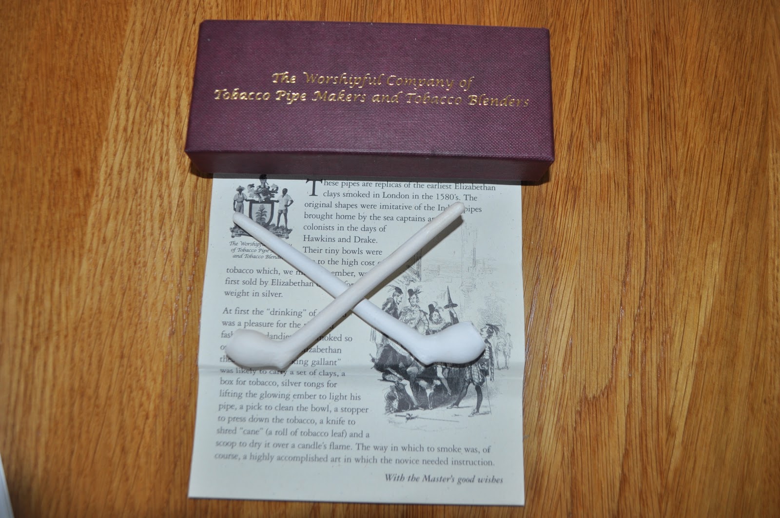 MASTER DRAPER TOBACCO PIPE MAKERS AND TOBACCO BLENDERS COURT LUNCHEON 22 MARCH