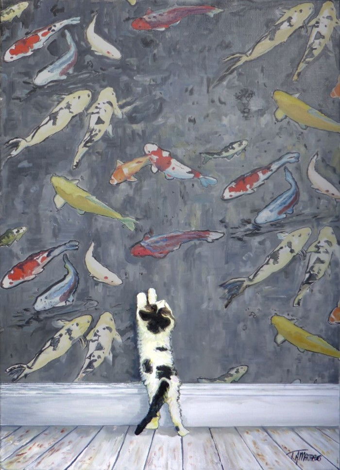 Картины с кошками. Timothy Adam Matthews