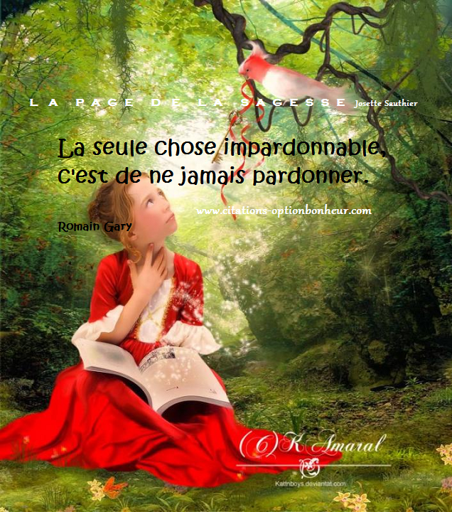 La Page De La Sagesse Citation Sur Le Pardon