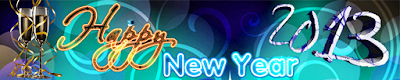New Year 2013 Web Banner