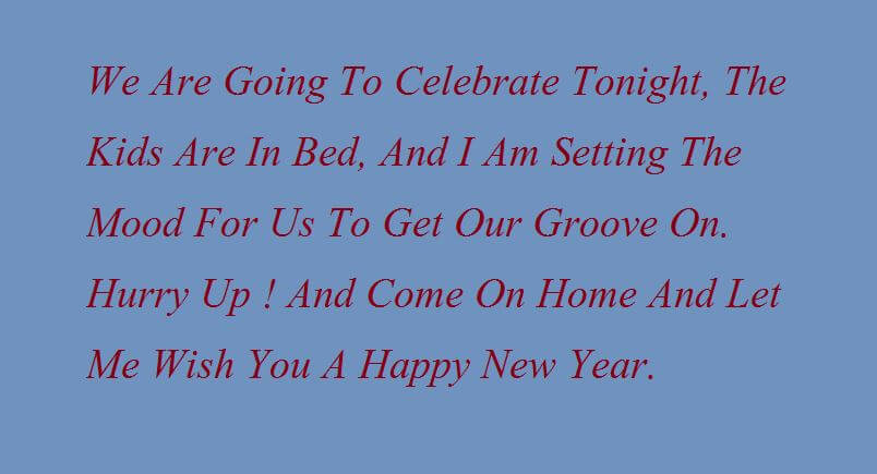 Happy New Year Messages for Girlfriend