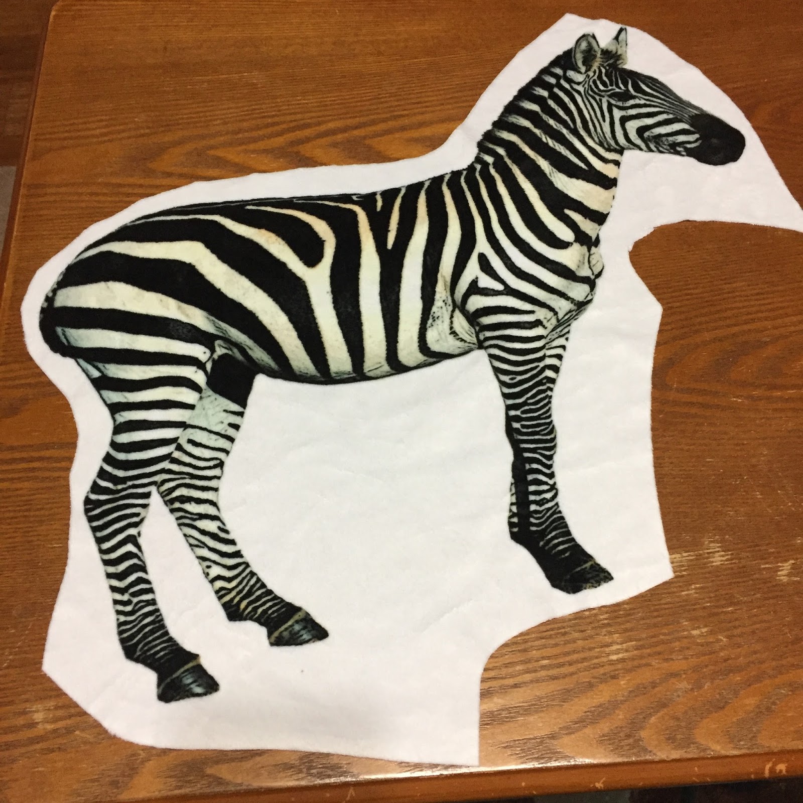 DianeLoves2Quilt Zebra Pillow