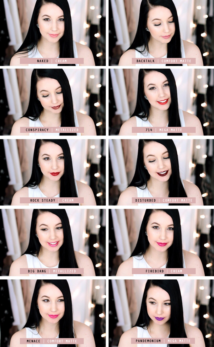 Urban Decay Vice Lipstick Swatches Urban Decay Vice Lipstick Mecca Maxima Lip Swatches