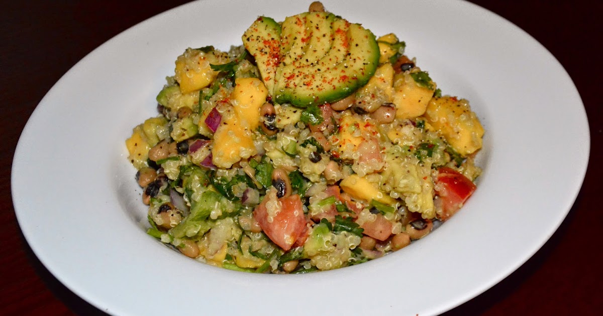 Nepali Tummy!! Black Eyes Peas and Quinoa Salad Recipe!!