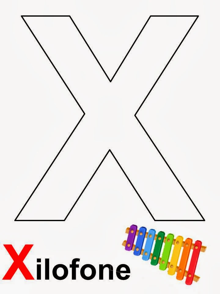 alfabeto letra x