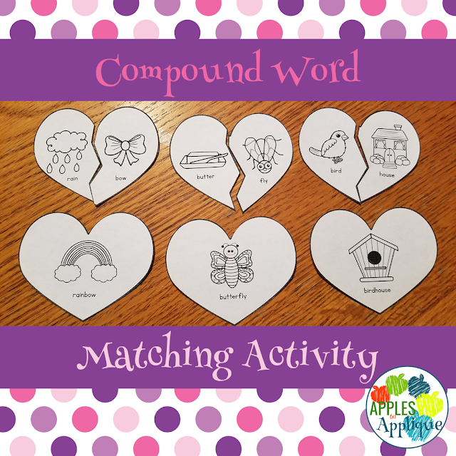 Compound Word Matching Activity | Apples to Applique