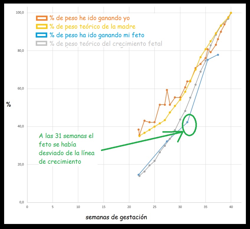 La Caja De Mis Deseos Mes 8 Dolor De Espalda Y Suelo Pelvico Evolucion Del Peso Del Feto Y De Mi Peso
