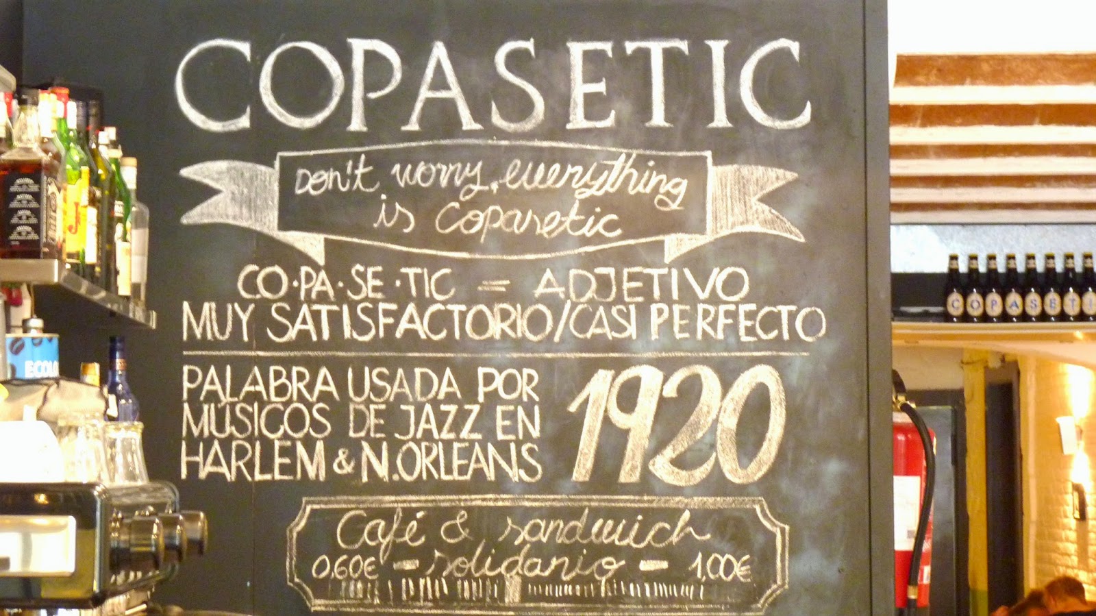 Copasetic, restaurante sin gluten