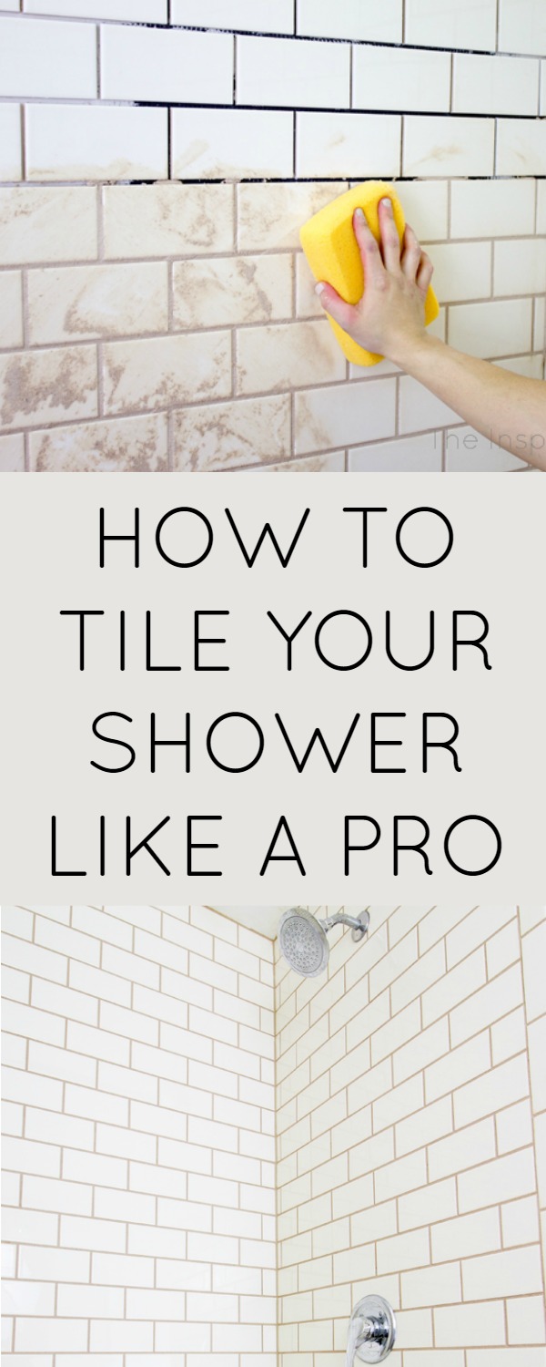 How to tile your shower like a DIY pro The Inspired Hive