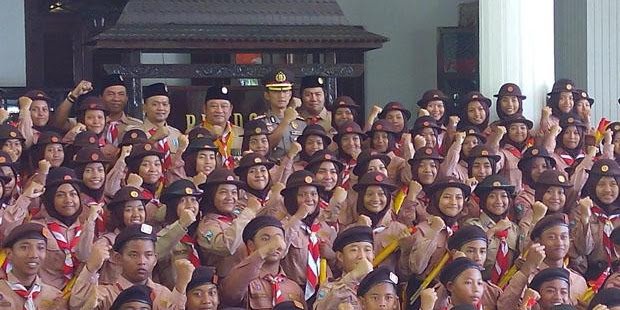 Kapolresta Sidoarjo Minta Anggota Pramuka di Sidoarjo Tetap Tingkatkan Patriotisme