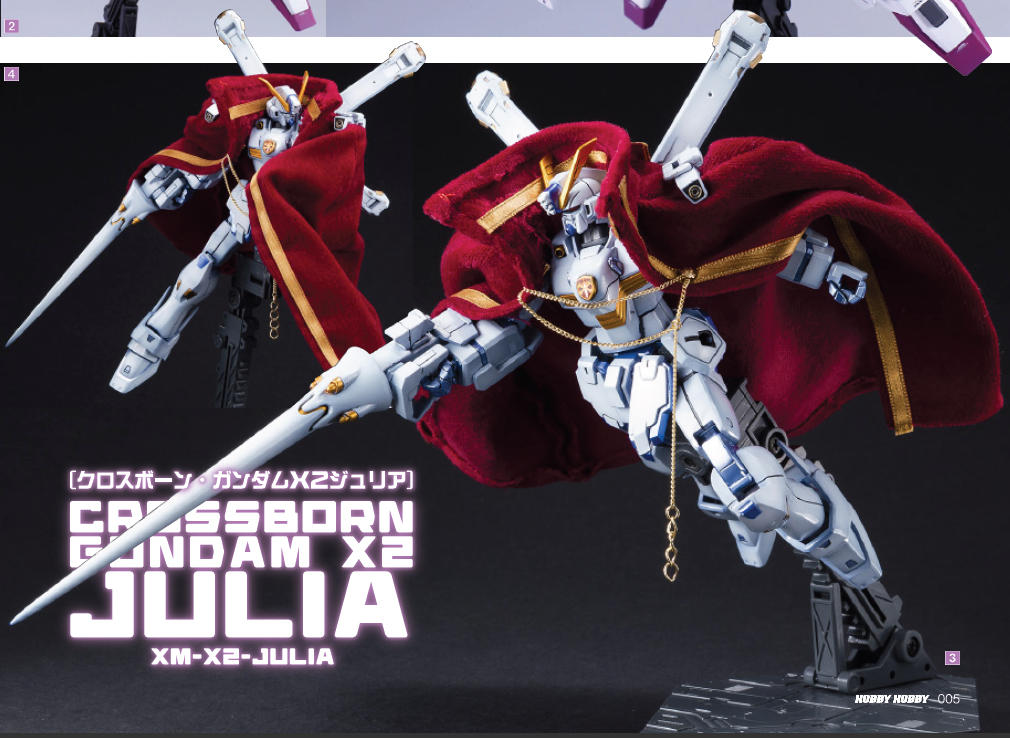 GUNDAM GUY: HG 1/144 Crossbone Gundam X2 Julia - Customized Build