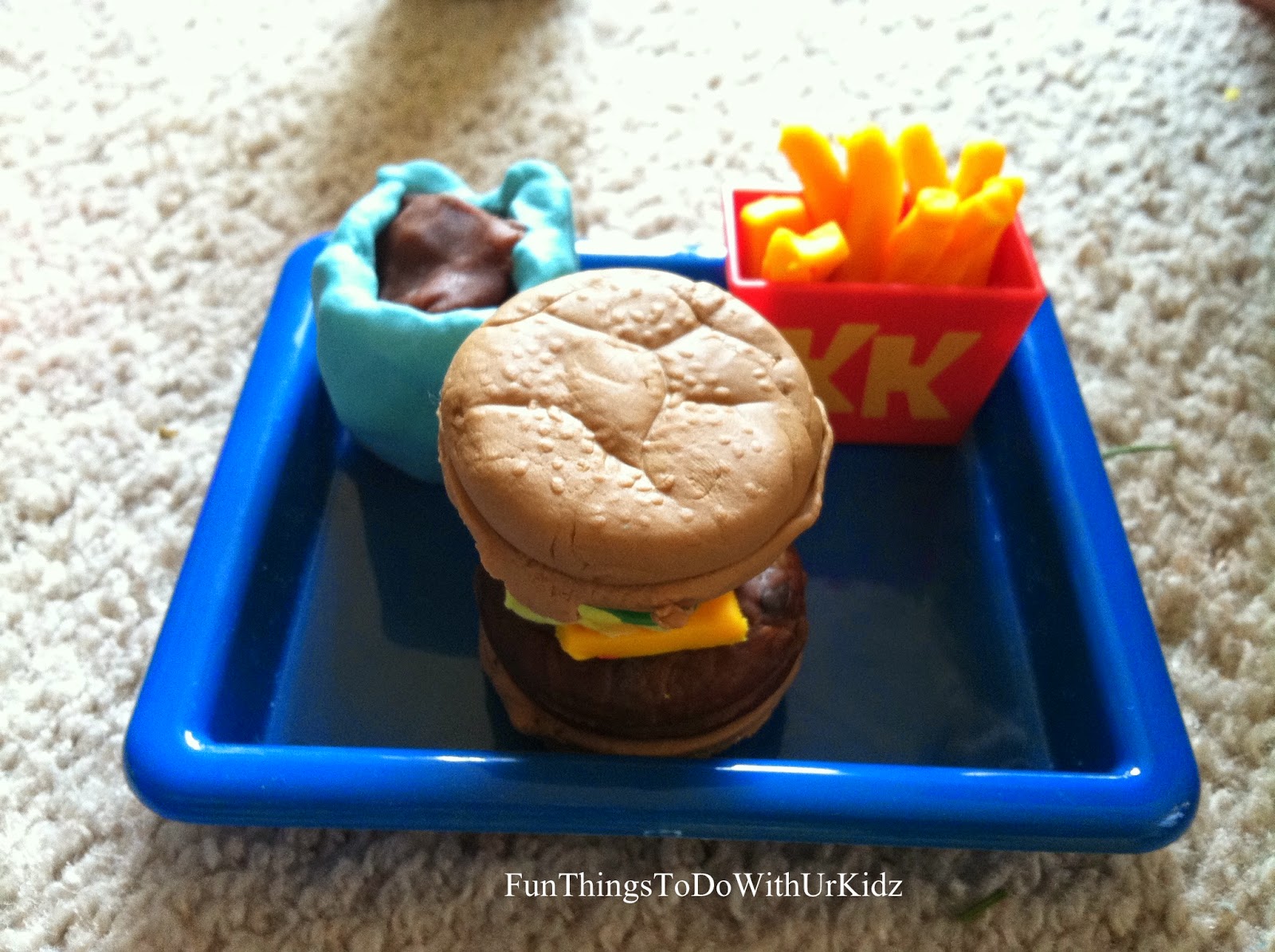 Play idea~ Grill and play doh