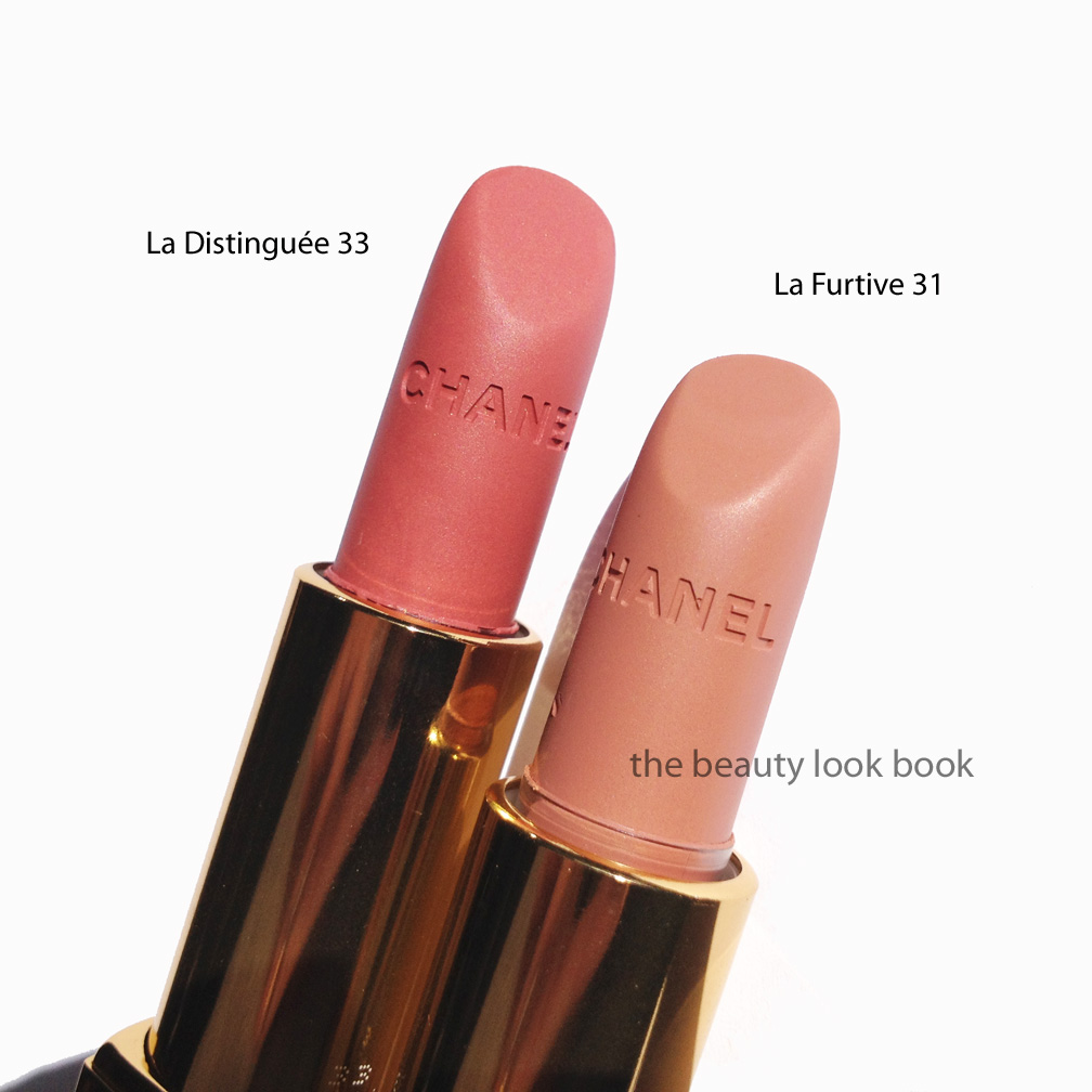 Chanel Rouge Allure Velvet La Distinguée 33 and La Furtive 31 - The Beauty  Look Book