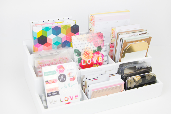 How to organize your planner supplies by @createoften