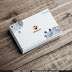 Business Cards on Wooden Background Mockup Free Download