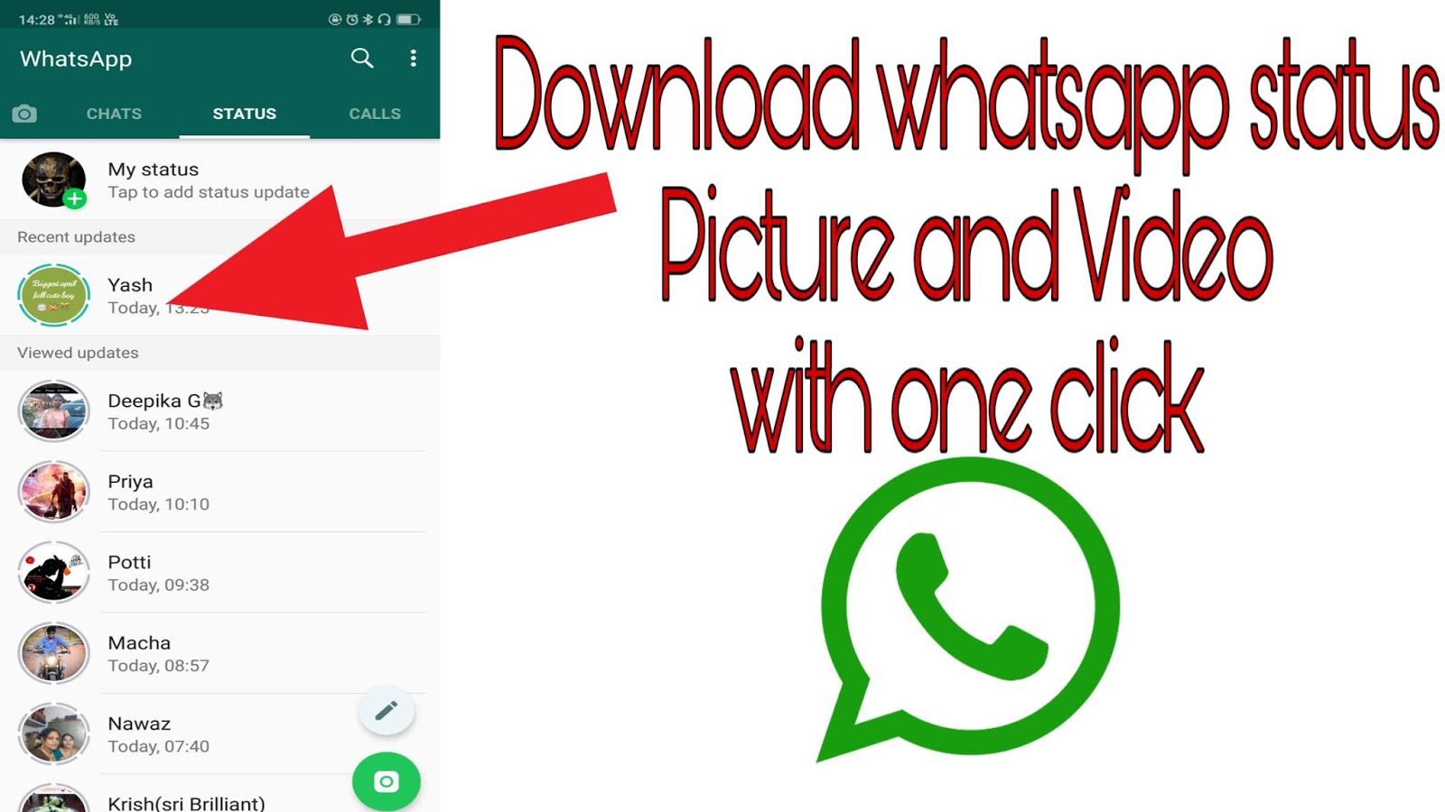 Status saver for android. How to download whatsapp status in android.