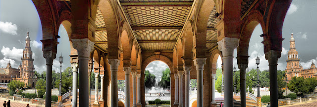Plaza de España de Sevilla, Spain