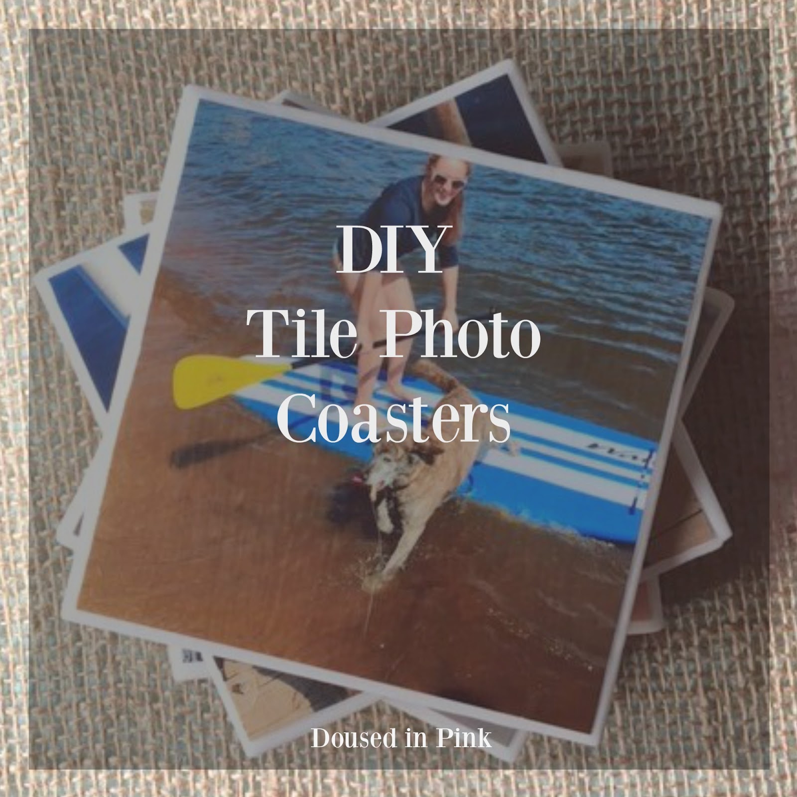 DIY Tile Photo Coasters