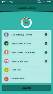 BBM MOD Chat Me Slow Green Tanpa iklan BBM MOD Chat Me Slow Green no ads