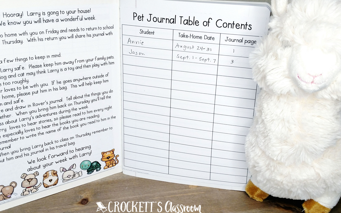 A pets journal