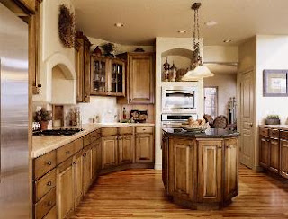 tuscan kitchen cabinets photo