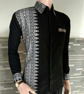 Model Kemeja Batik Pria Lengan Panjang