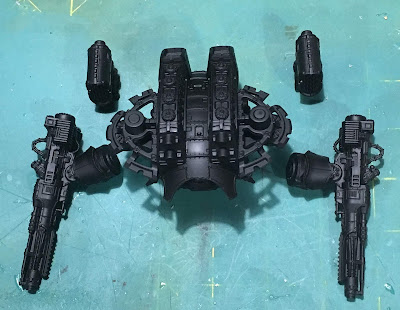 Adeptus Titanicus Warlord WIP Adeptus Titanicus Warlord WIP - torso and arms primed