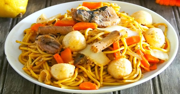Pancit Canton With Sardines Recipe Pancit Canton With Sardines Recipe
