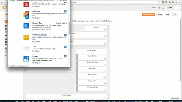 Recent comment widgets Image