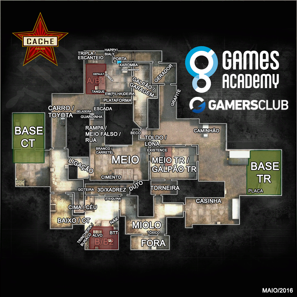 Nome das posi es dos principais mapas de counter strike global