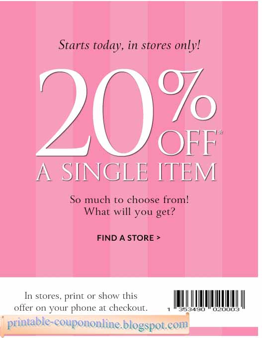 Printable Coupons 2021 Victoria's Secret Coupons