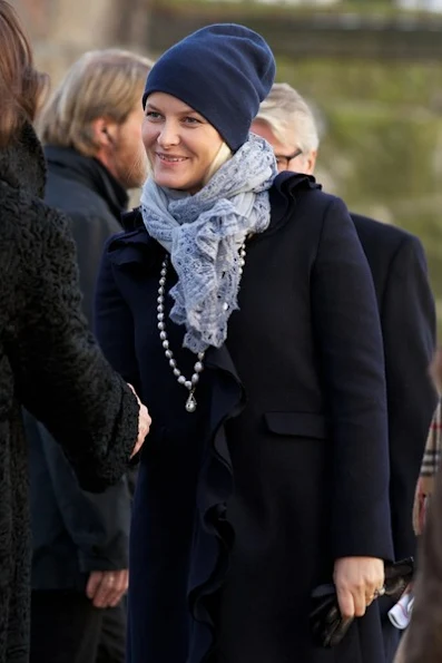 Crown Princess Mette-Marit attends Holocaust Remembrance Day