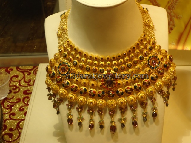 Gold Enamel Jewellery - Jewellery Designs
