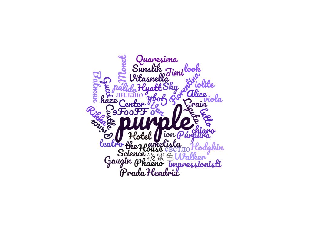 Viola chiaro Creare colore viola