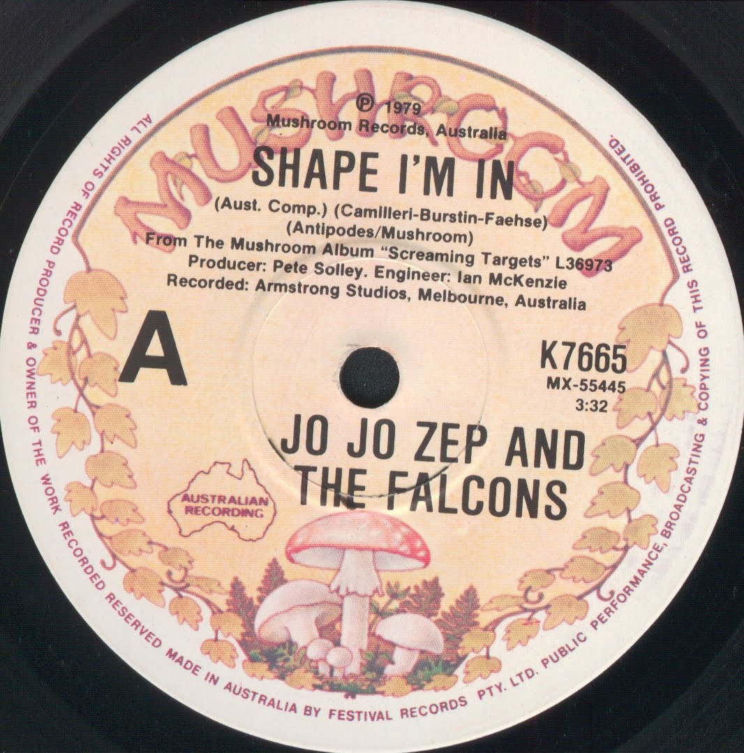 Ozzie Music Man Post 359 Jo Jo Zep & The Falcons Shape I'm In / So Young / Shape I'm In (Dub) Ozzie Music Man Post 359 Jo Jo Zep & The Falcons Shape I'm In / So Young / Shape I'm In (Dub)
