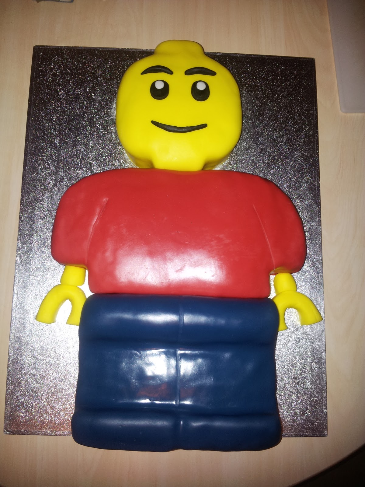 Cakes, Bakes and Makes Lego man cake Cakes, Bakes and Makes Lego man cake