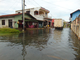 Dumai Banjir, Habis Bah Pasang Keeling Datanglah Hujan Lebat 