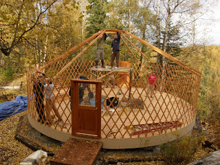 An Alaskan Family with a Yurt: Wecome Back Yurt
