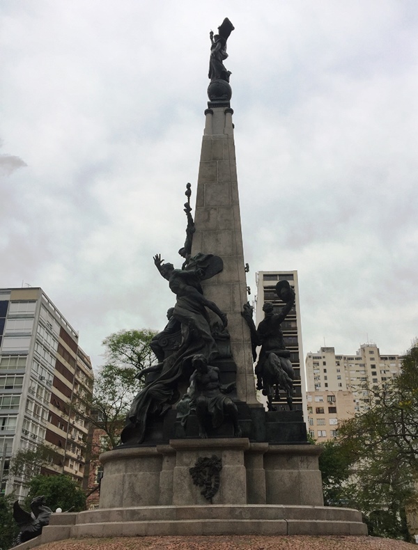 Turma da História Praça da Matriz em Porto Alegre.