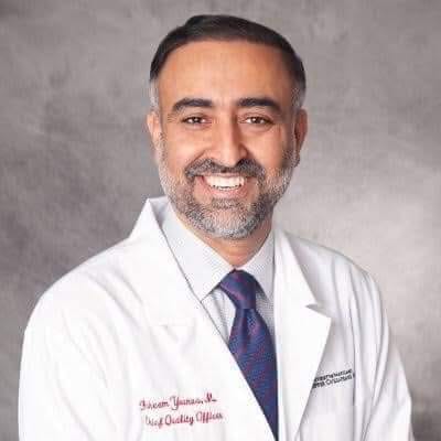 Dr. Faheem Younus, jefe de la Clínica de Enfermedades Infecciosas de la Universidad de Maryland USA