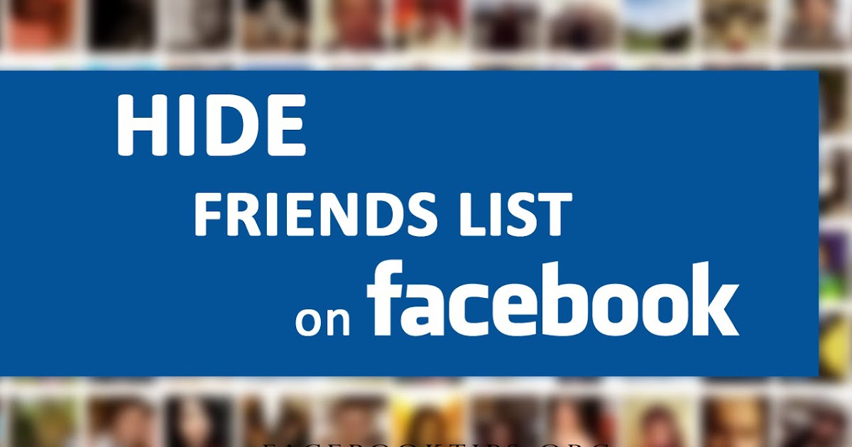 How to Hide Facebook Friends | Hide List of Friends on Facebook