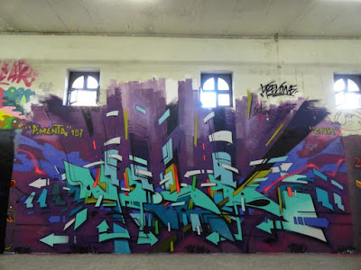 Graffiti à Bruxelles, Mont des Arts, byrrh