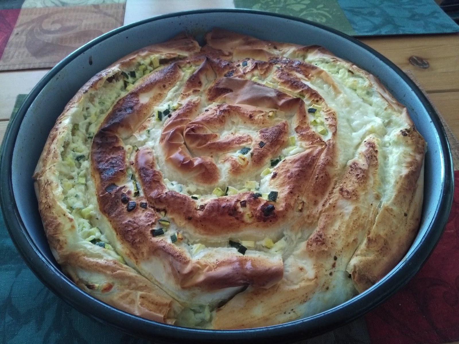 World Traveler Recipes: Bosnian Pita Pie: Zucchini (Tikvenjaca) and ...