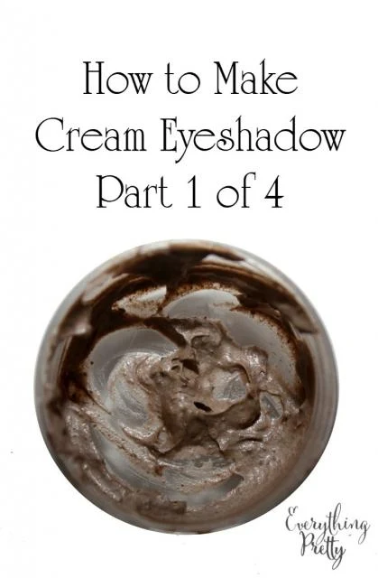 How to Make Cream Eyeshadow with Lotion Part 1