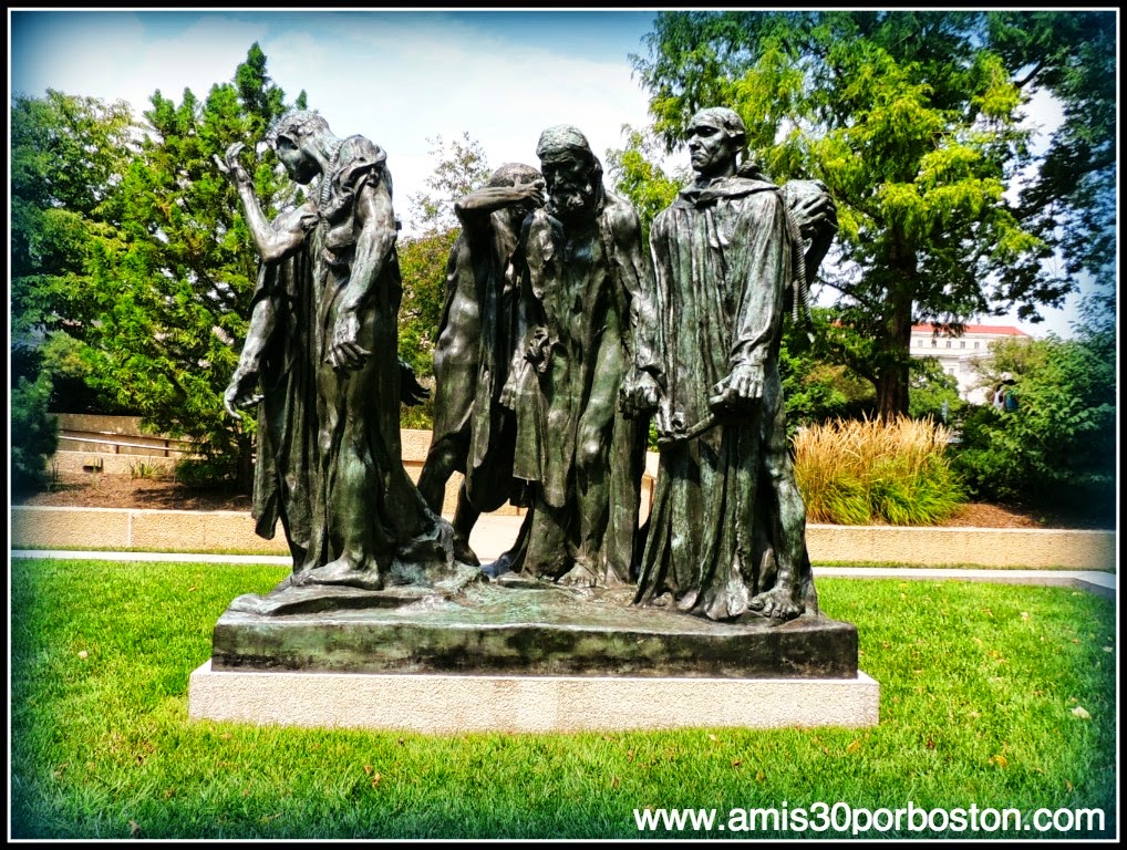 The Burghers Of Calaix By Rodin