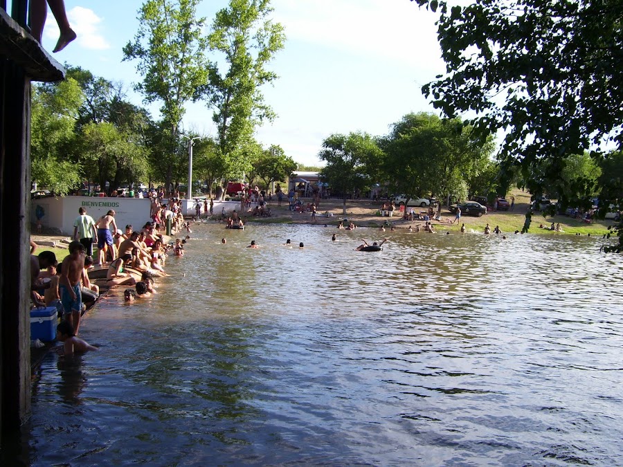 El dique de Las Peñas, en el norte de Córdoba, Argentina