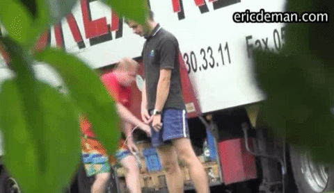 Spying on men pissing